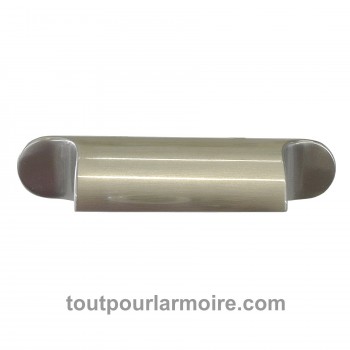 Coquille d'Armoire Nickel Brossé 64 mm (2 1/2")